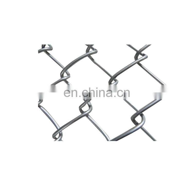 Hot sell pvc coated diamond wire mesh and galvanized diamond wire mesh chain link mesh fence from tangshan