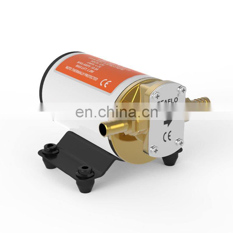 SEAFLO DC 12V 3.2GPM 12LPM Miniature Oil Brass Gear Pump
