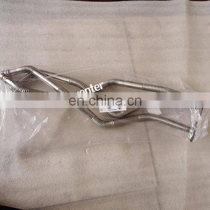 Truck Turbocharger Oil Drain Connection 3975076 3975077 for Diesel Engine QSB6.7L