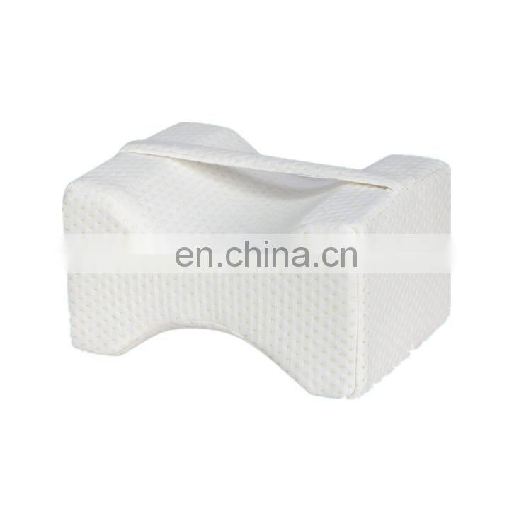 New Sciatica Relief Leg Pain Pregnancy Hip and Joint Pain Memory Foam Leg Pillow Wedge with Washable Cover Knee Pillow