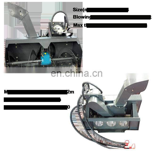 Skid steer mini snow thrower attachment for sale