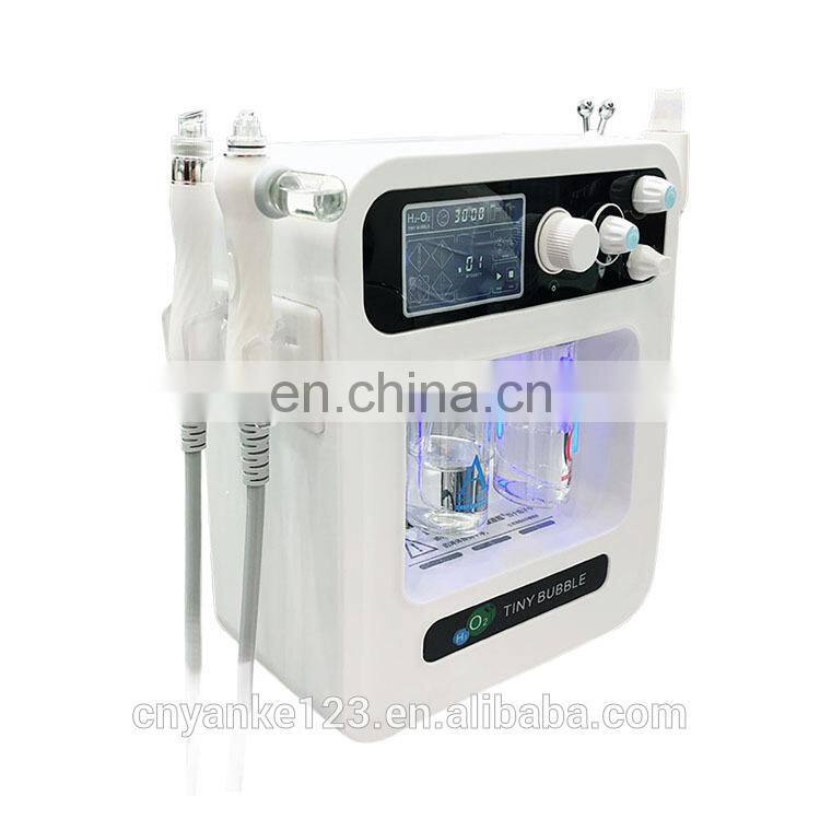 2019 Newest Portable 4 in 1 Hydra Dermabrasion BIO Oxygen Spray Ultrasonic Microdermabrasion Facial Machine