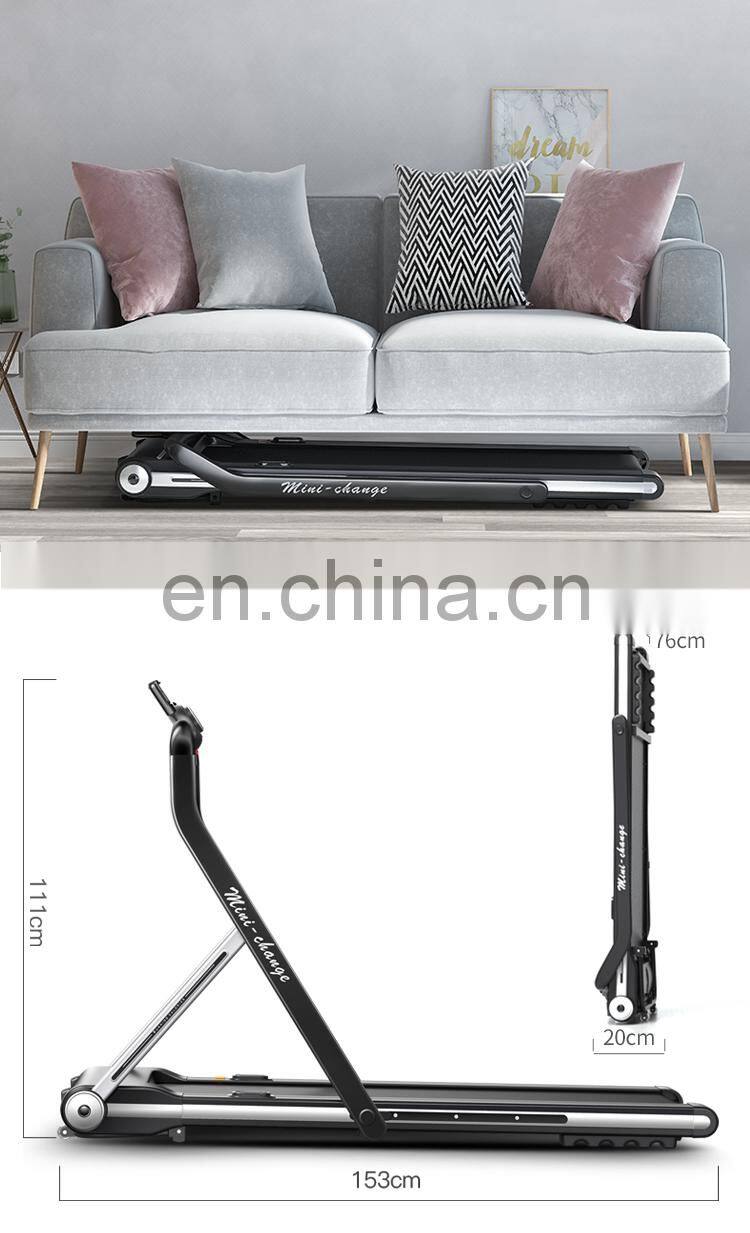 YPOO flat treadmill under desk treadmill mini electric treadmill