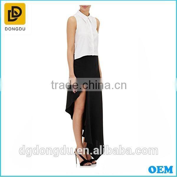 2016 New Apparel Black Skirt Customize Fashion Lady Skirt