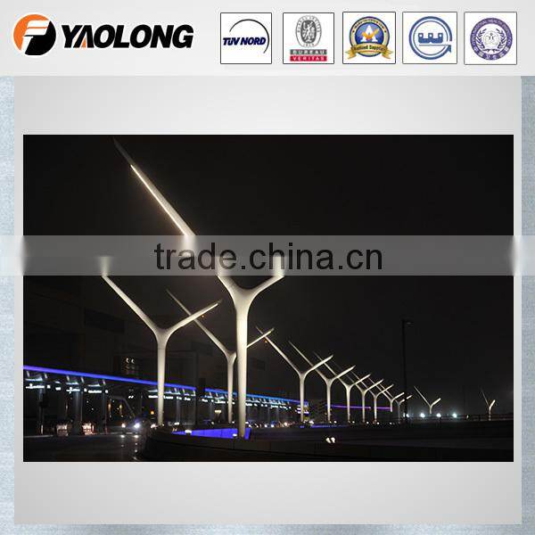 Stainless Steel Y Shape Garden Lamp Post