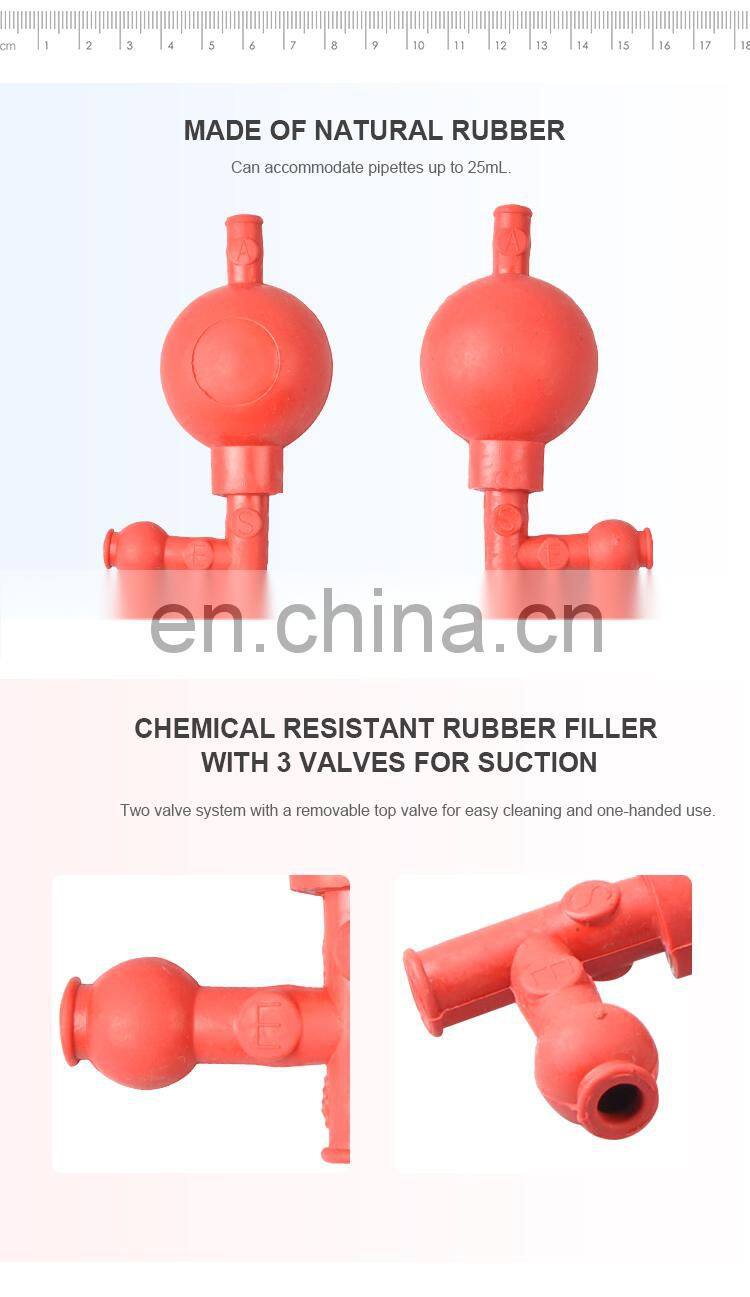 AKM LAB Flip Style Pipette Fillers Bulb Rubber Filler