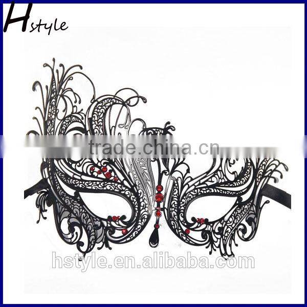 Top Quality Venetian Party Masks Masquerade Ostrich Feather Masks For Women SCM0037