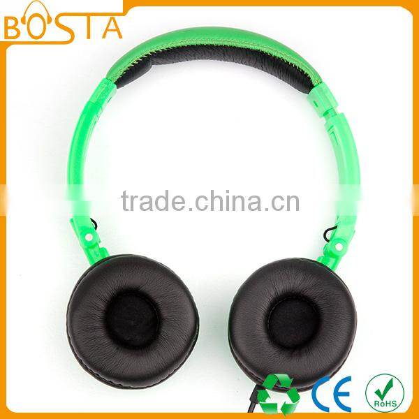 Green frog high sensitivity factory price headphone