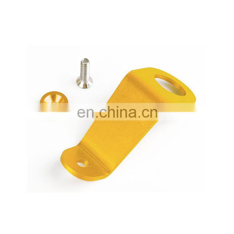 Automotive durable parts aluminum radiator bracket bolts universal support water tank buckles