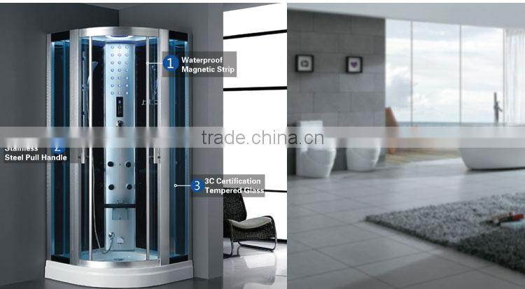 6MM Tempered Glass Steam Room Price Personal Steam Shower Room From China K-7060
