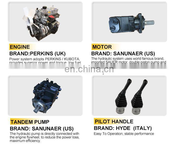 Simple To Operate Cheap Mini Skid Steer Loader Trencher For Sale