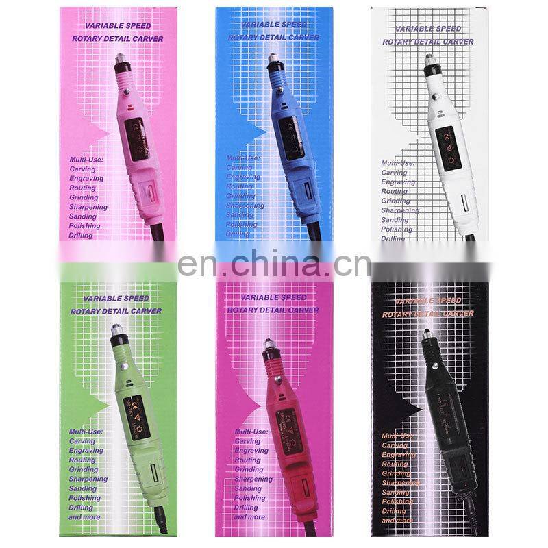 Hot Sell Japan Korea 0-20000RPM Portable 25000RPM Manicure Electric Nail Drill Machine Nail File Machine