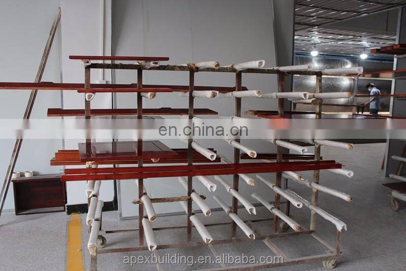 Modern interior wood stairs