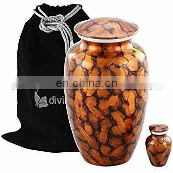 designer urns with fancy bag