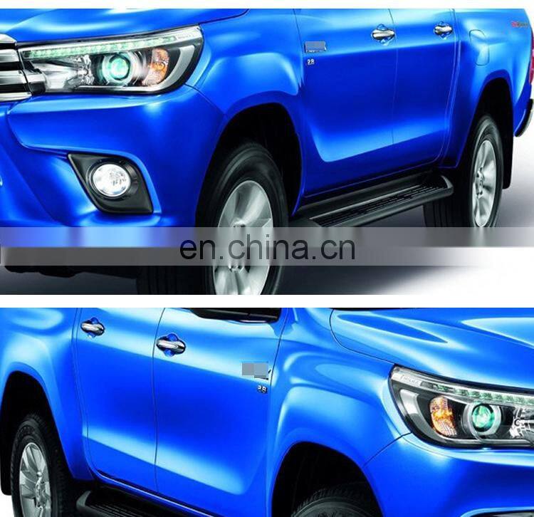 Running Board Nerf Bar Pedal Side Step For Hilux REVO 2016-2021
