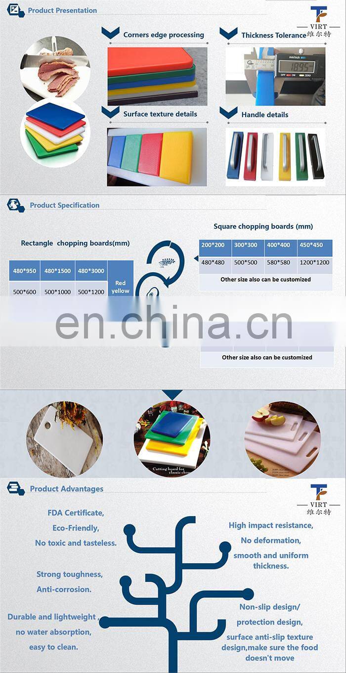 PE/plastic / round cutting board