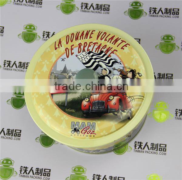 Empty tinplate gift box metal case