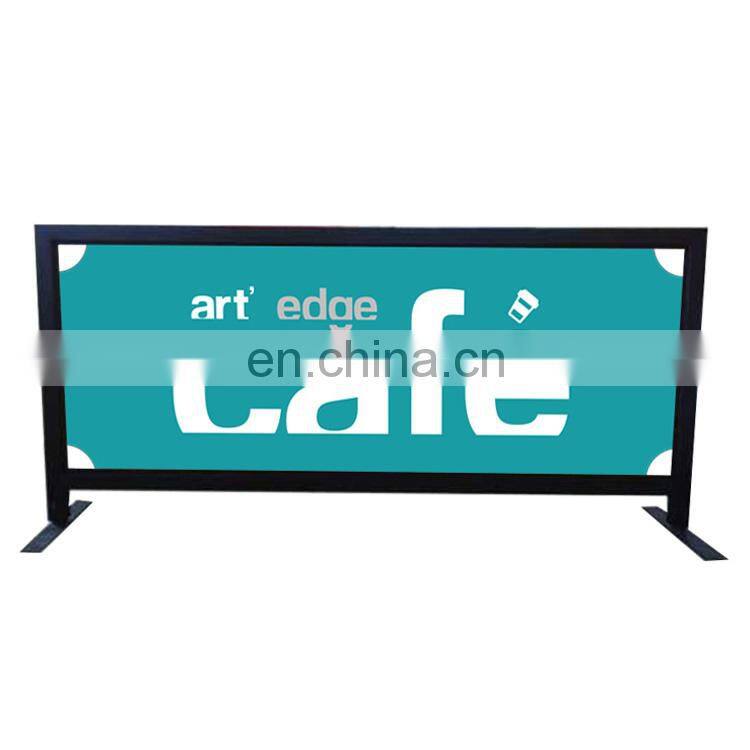 Portable Wind Breaker Advertising barrier crowd control stand