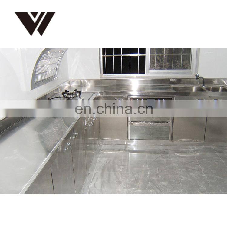 Weldon Custom Stainless Steel Commercial Kitchen Cabinets designs