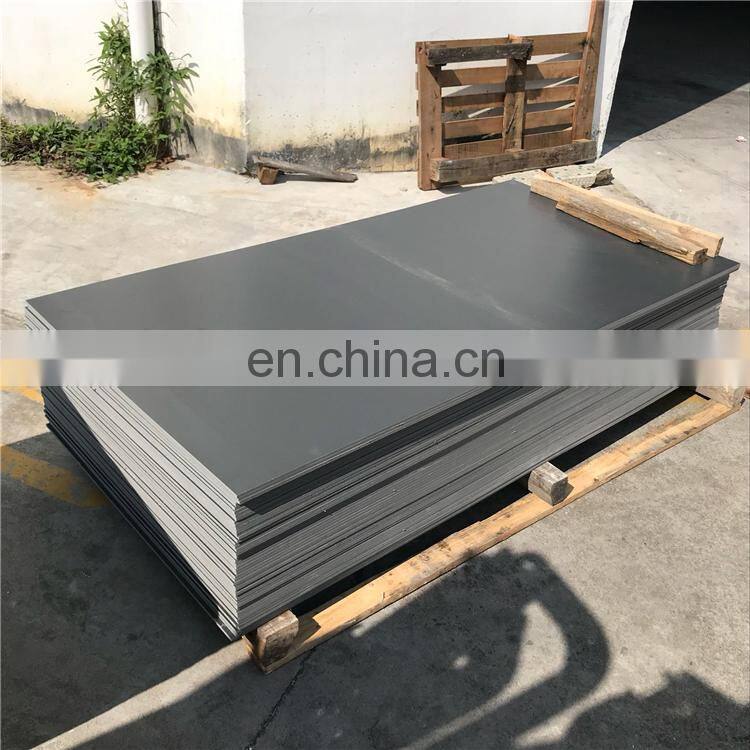 Black Gray Hard Plastic PVC Sheet