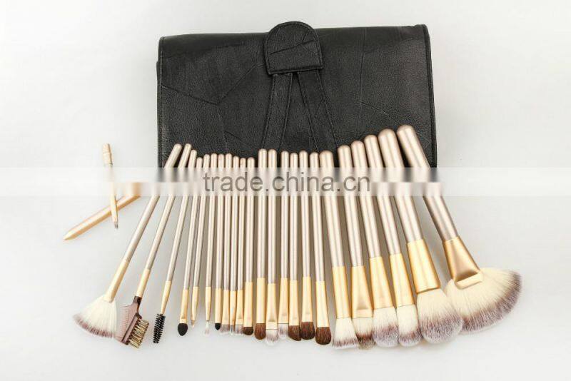 24pcs cosmetic makeup brush kit Face use Smudge Brush Foundation brush kit