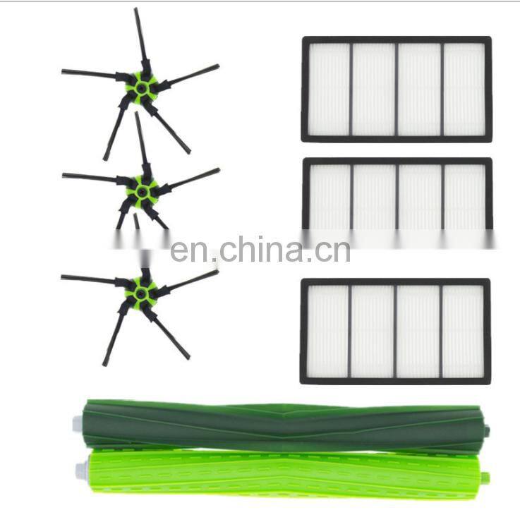 SWEEP ROBOT VACUUM CLEANER SPARE PARTS OF I ROBOT R OOMBA SERIES S9 S9+ 3 HEPA FILTER 3 SIDE BRUSH 1 MAIN BRUSH KIT ACCESSORIES