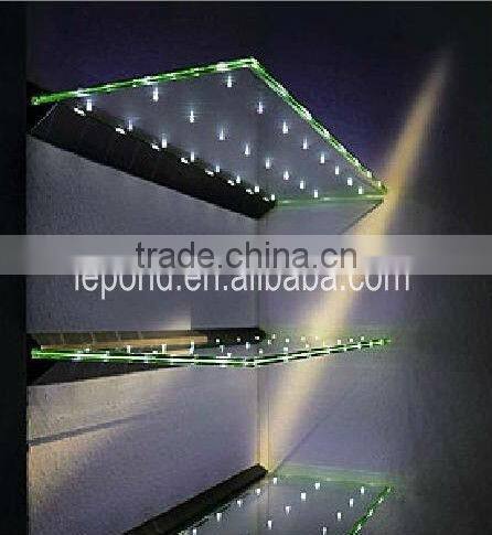 led glass shelf light/led glass panel