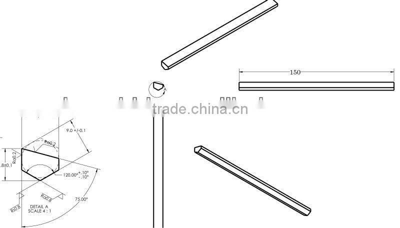 Hex tripping tungsten carbide rod selling directly from our ZhuZhou factory