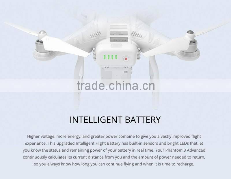 DJI Phantom 3 Advanced Quadcopter Drone with 4K/HD camera 4480mah Intelligent Flight Battery