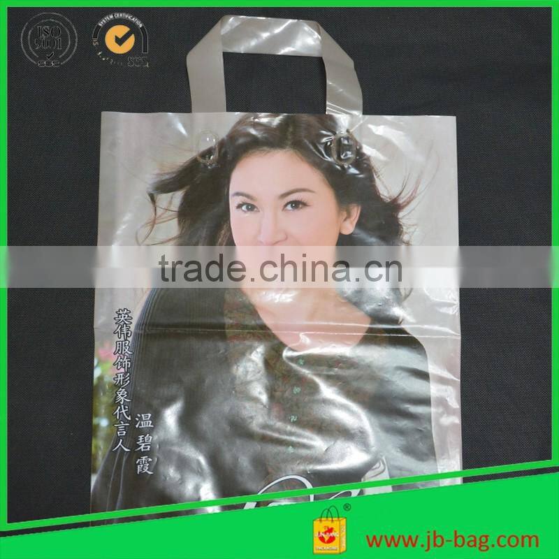 Plastic LDPE Shopping Bags White Printed Shopping Plastic Bags Customized Poly Bag for Shopping Plastic Bags