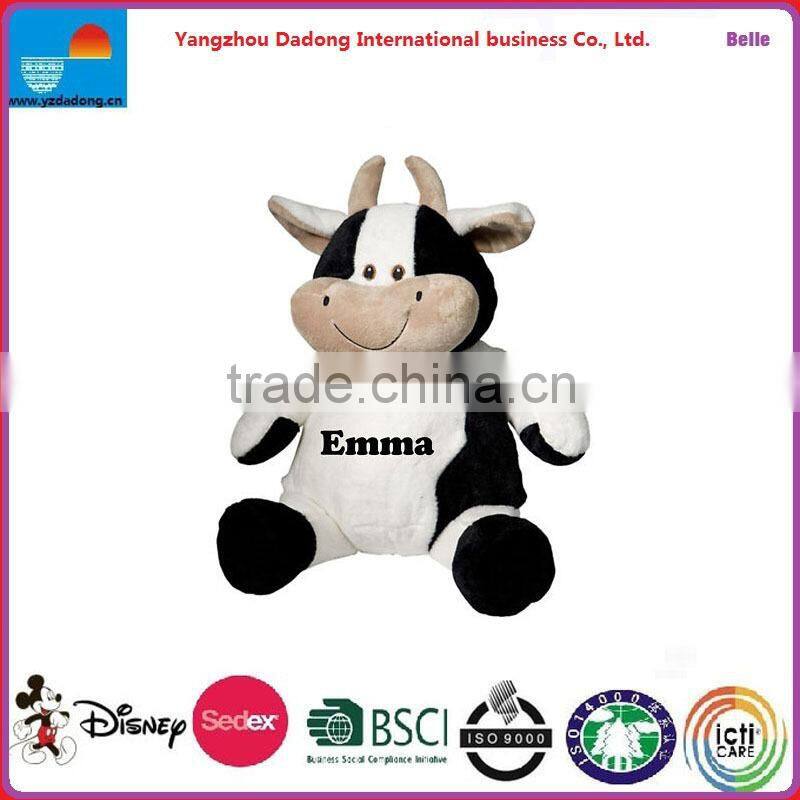 PINK COW PLUSH TOYS,CUTE STUFFED COW TOY,PLUSH COW TOY