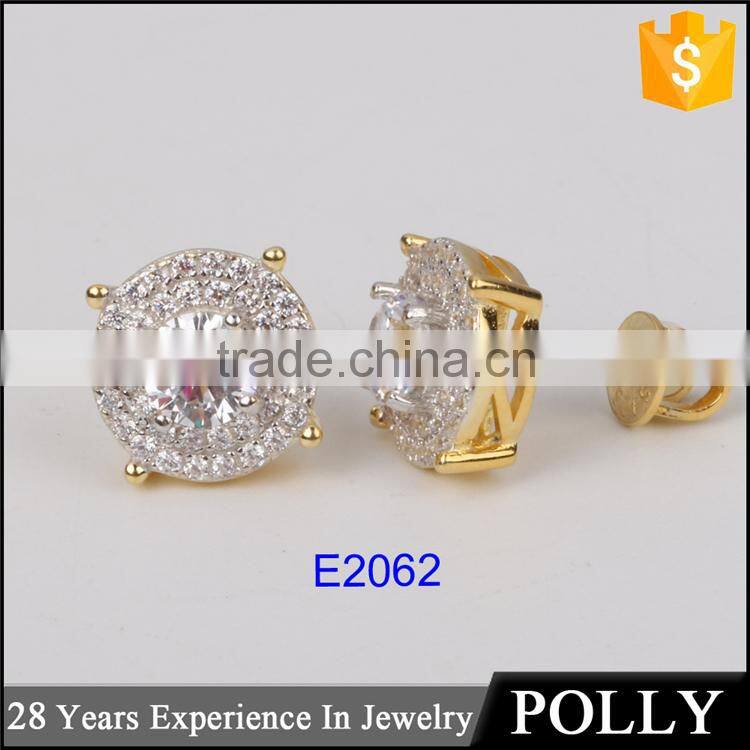 China factory custom made antique jewelry earring stud 925 silver