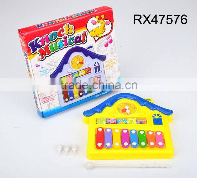 Educational kid musical instruments knock on piano toys