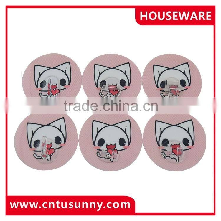 Lovely animal shape suction hook for childern