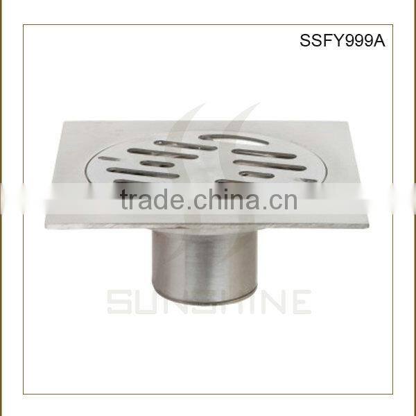 SSFY999A Bathroom and toilet square stainless steel kitchen sink strainer