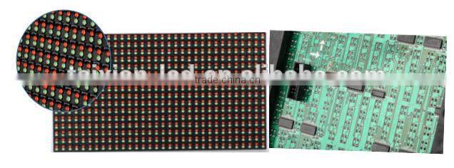 outdoor p10 dual color red and green rg led panel 16x32