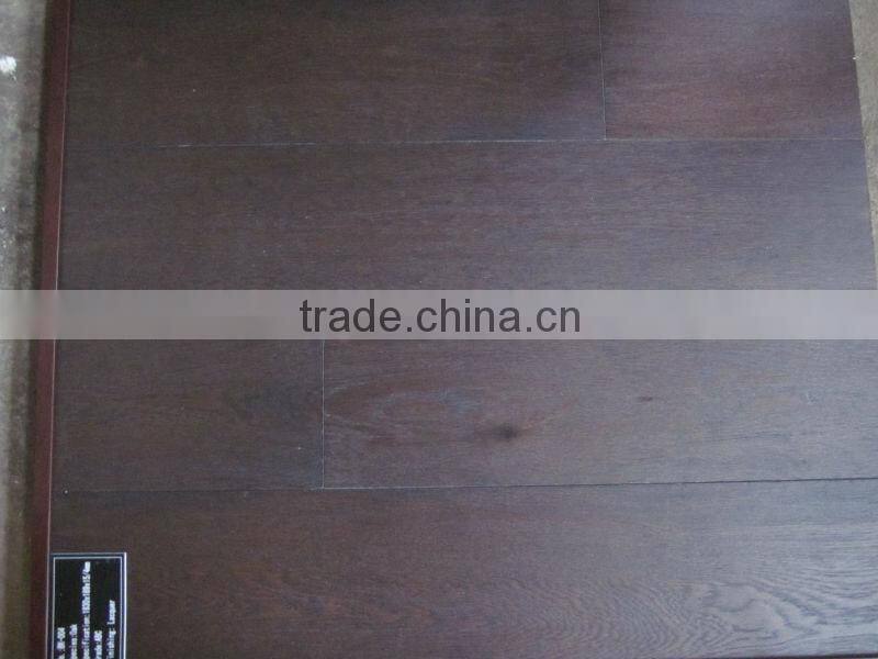 engineered color element lacquered oak flooring