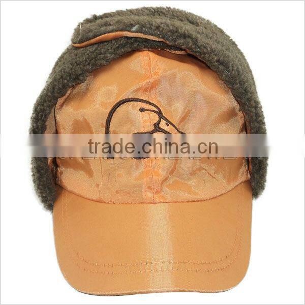 2013 latest custom design camouflage artificial winter caps and lei feng caps