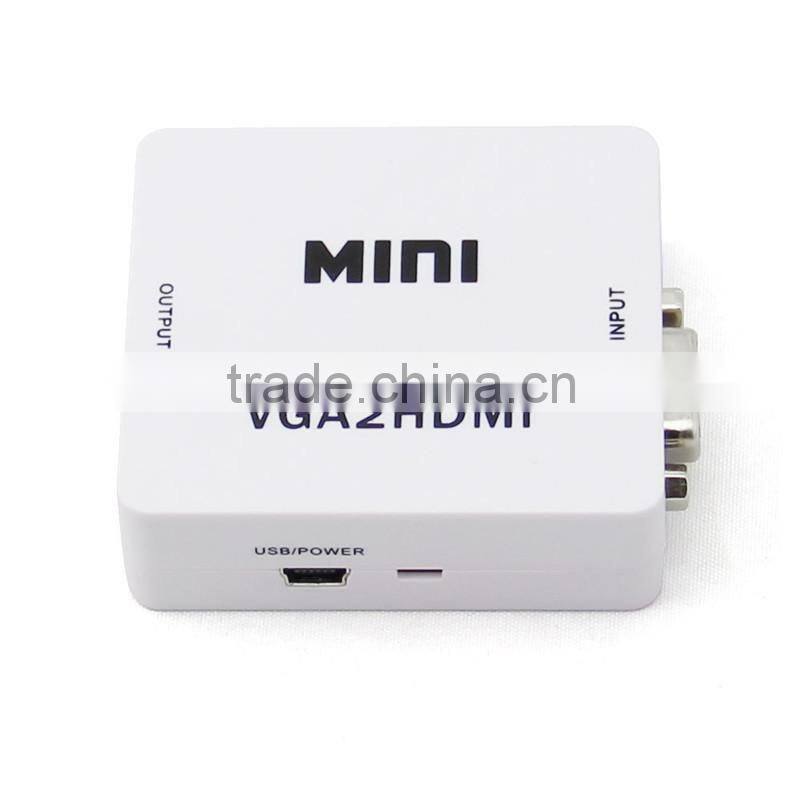 Full 1080P audio vga to hdmi converter cable