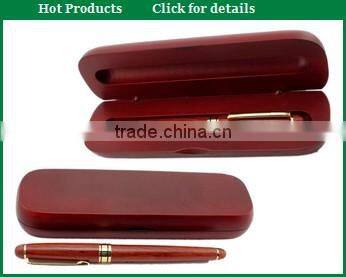 rose wood luxury woooden pen box for two pcs
