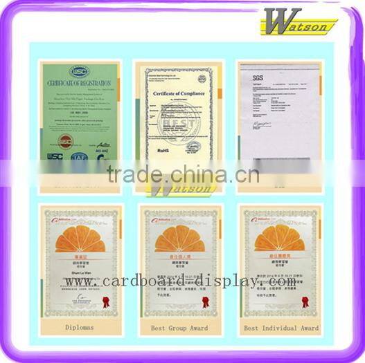 new style advertising exhibition and promotion cardboard standee design