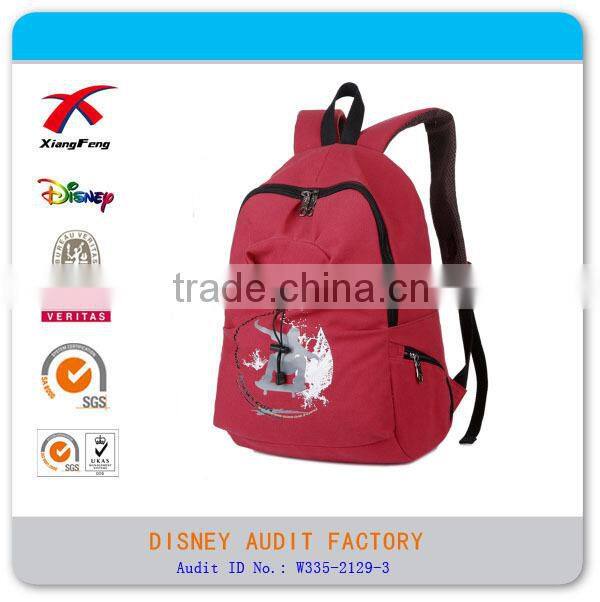 High Quality Waterpoof red backpack bag