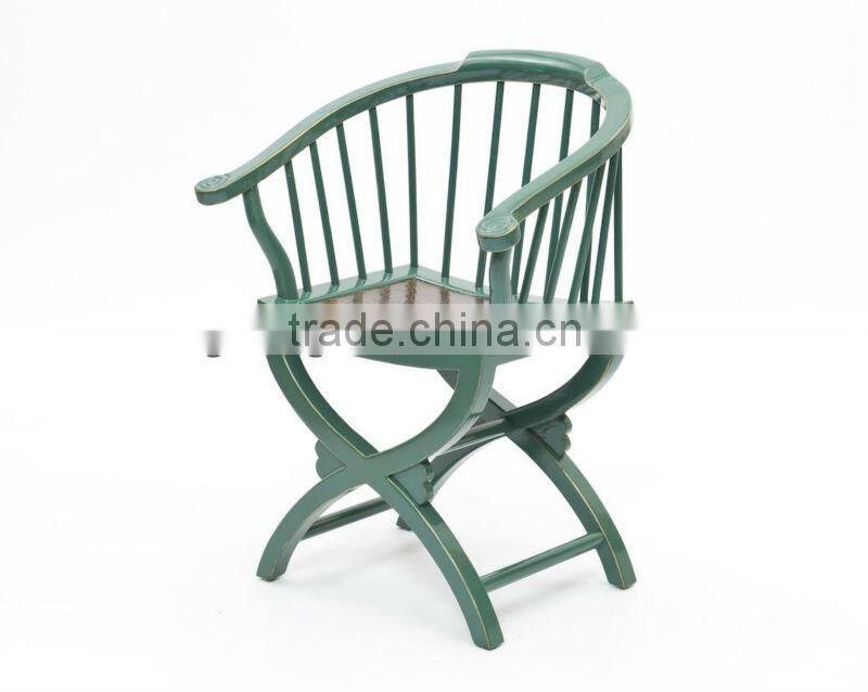 Chinese Reproduction Wooden Arm Chair with matting top