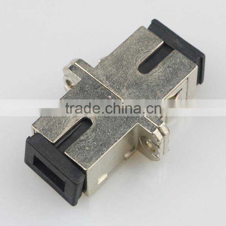 High-quality low-loss metal FTTH APC SC fiber optic adapter