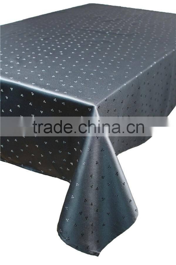 Hot Sale 100% Polyester New Design Jacquard Banquet Tablecloth