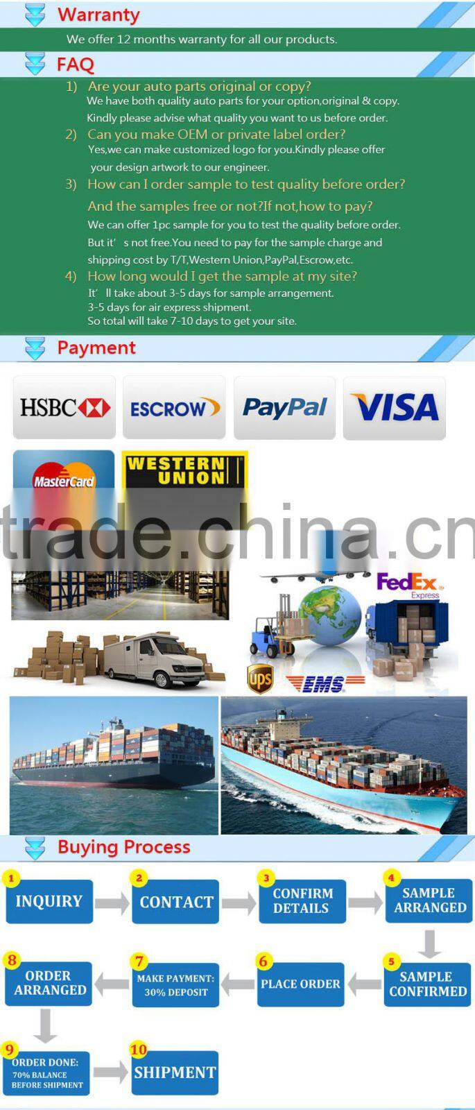 China auto parts Cylinder head cover for Zotye 2008/5008 476Q-1003950