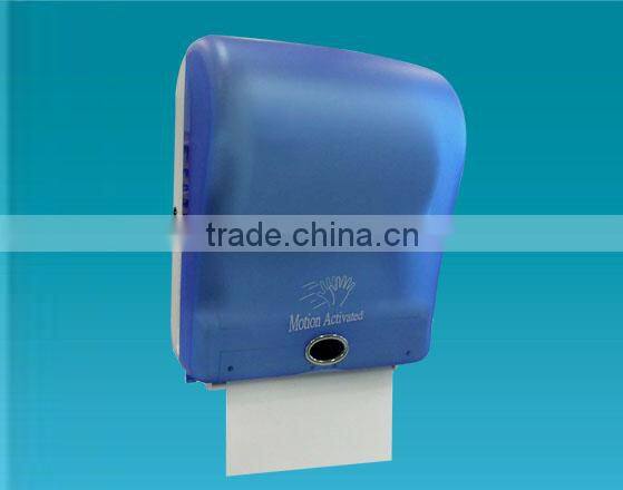 blue plastic electric automatic toilet paper holder dispenser, paper dispenser automatic