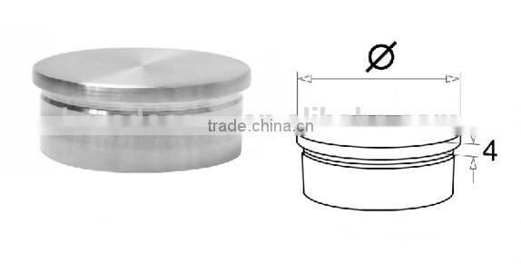 Stainless steel stair railing handrail post pipe end cap(EC-09)
