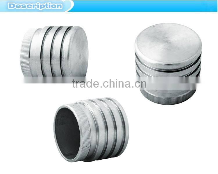 stainless steel steel tubing end cap/steel tubing end cap EC-19