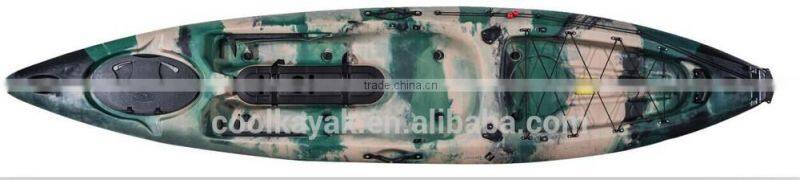 plastic fish pedal boat fishing kayak with pedals